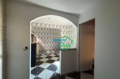 Casa com 1 dormitório para alugar, 50 m² - vila silviânia - carapicuíba/sp