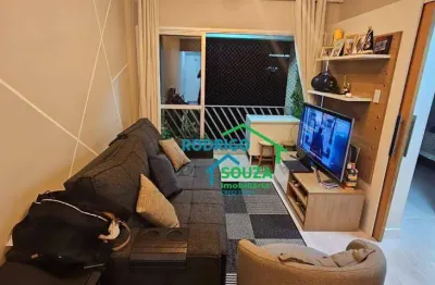 Apartamento com 2 dormitórios para alugar, 76 m² por r$ 4.500,02/mês - vila creti - barueri/sp