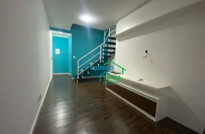 Apartamento Duplex com 3 dormitórios para alugar, 90 m² por R$ 2.900,20/mês - Jardim Nova Vida - Cotia/SP