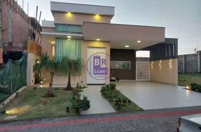 Casa semi-mobiliada no parque taua - condominio aracari