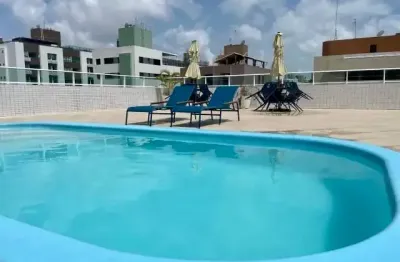 More a 100m do mar de cabo branco, apartamento 3 quartos todo mobiliado