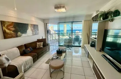 Andar alto com vista para o mar em 175m² de puro conforto.