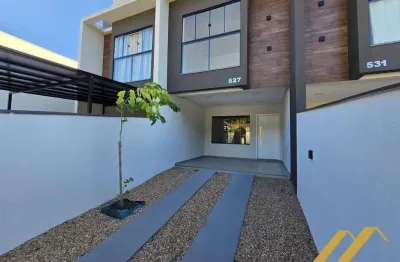 Sobrado com 3 dormitórios à venda, 109 m² por r$ 639.000,00 - água verde - blumenau/sc