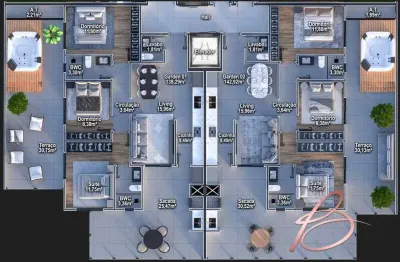 Apartamento com 3 quartos à venda na Rua Bernardino João Vitorino, Centro, Itajaí