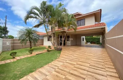 Sobrado á venda com piscina, jardim pancera, toledo - pr