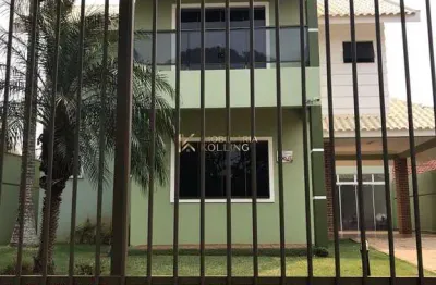 Sobrado semi mobiliado para locação e a venda, jardim gisela, toledo - pr