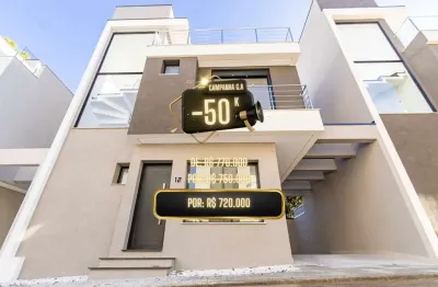 Casa em condomínio fechado com 3 quartos à venda na Rua Jaboticabas, 78, Uberaba, Curitiba