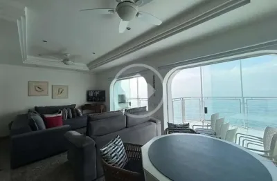 Apartamento vista mar! 200 m², 4 dormitórios, sala ampla, na praia das pitangueiras, guarujá/sp. codigo: 112479
