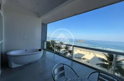 Apartamento alto padrão de frente à praia das pitangueiras, com vista para o mar, à venda. codigo: 122172
