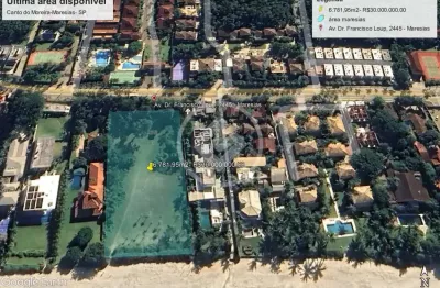 Terreno à venda na Avenida Doutor Francisco Loup, 2445, Maresias, São Sebastião