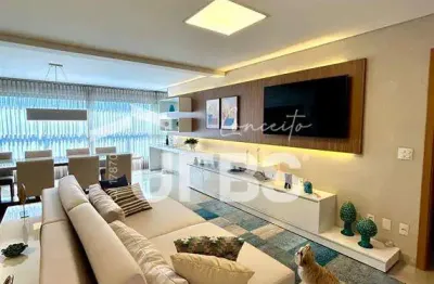 MAXXI 135 – Apartamento mobiliado - 3 suítes - 122 m² - andar alto