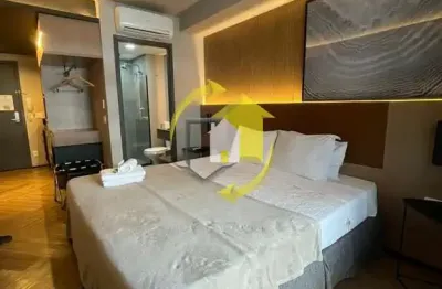 Studio república - mobiliado e equipado - 28 m² - c/ ar condicionado - 270m do metro