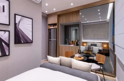 Belem - studio de 21m² - andar alto e vista livre, com lazer completo pertinho do metrô