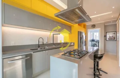 Apartamento mobiliado - 171 m² - 2 suítes - varanda gourmet - 4 vagas - com lazer