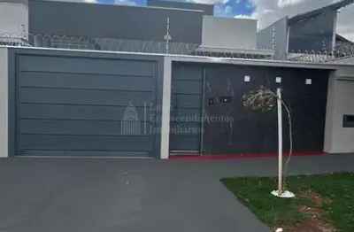 Casa com 3 dormitórios à venda, parque rita vieira, campo grande - ms