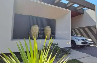 Casa com 4 suítes para locação, alphaville ii, campo grande - ms