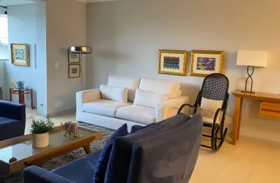 Apartamento semi mobiliado à venda – 115m² | 3 quartos (1 suíte) | 2 vagas livres –  edif. bel air - bairro cabral