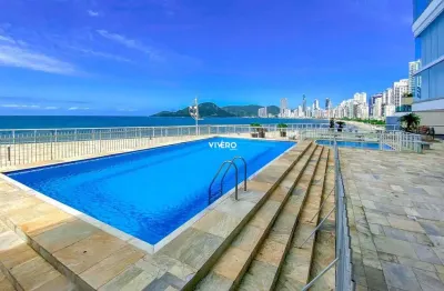 Excelente localização frente mar, 02 dormitórios sendo 01 suíte em balneário cam