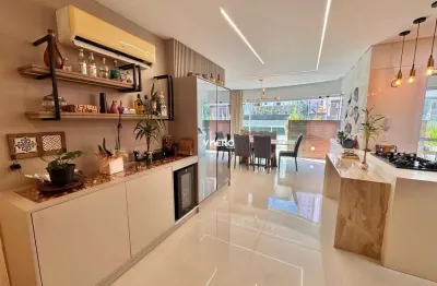 Edifício puerto chicama apartamento garden com 3 suítes  no centro de balneário