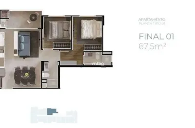 Oportunidade única! apartamento com 2 dormitórios na praia brava de itajaí