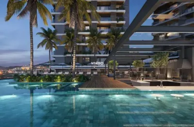 Apartamento de alto padrão com 2 dormitórios na praia brava de itajaí