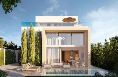 Casa no condomínio riviera com 5 suítes na praia brava de itajaí