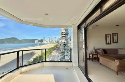 Aparatmento frente mar no edifício aquidabã em balneário camboriú com 3 suítes