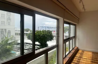 Alugo apartamento com 300m², ao lado do edifício chopin na av. atlântica, com vista lateral praia, hotel copacabana palace, fernando brandão imóveis