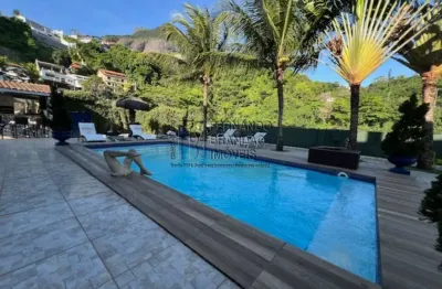 Jardim oceânico, vendo casa pé na areia, impecável na barra da tijuca c/ 3 quartos, 3 suítes, 5 salas, 4 banheiros, 6 vagas, 473m² - rio de janeiro-rj