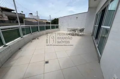 Vendo cobertura no recreio dos bandeirantes, rio de janeiro-rj c/ 3 quartos, 2 suítes, 3 salas, 3 banheiros, 2 vagas, 376m².