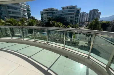 Apartamento de luxo para locação na barra da tijuca, rio de janeiro - 4 quartos, 4 suítes, 3 salas, 3 vagas - 292m²