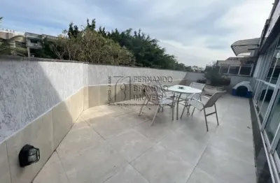 Vendo magnífica cobertura c/ 4 quartos na barra da tijuca, rio de janeiro com 436m² e 2 vagas de garagem