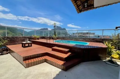 Sunset, vendo cobertura na barra da tijuca, rio de janeiro-rj c/ 3 quartos, 1 suíte, 2 salas, 2 vagas de garagem, 190m² de área.