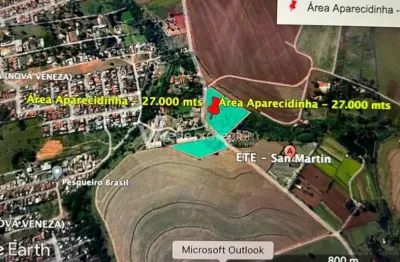 Terreno à venda na estrada municipal joannine caumo, km15, nova aparecida, campinas por r$ 7.950.000