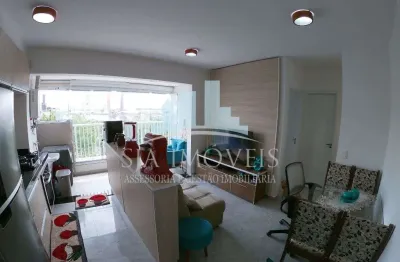 Apartamento a venda no bairro do belem com 38m2, 1 dormitorio, 1 vaga de garagem.