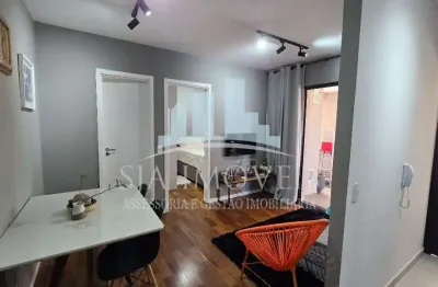 Aluguel – apartamento mobiliado, com  57m2 no piscine station resort – bras/sp
