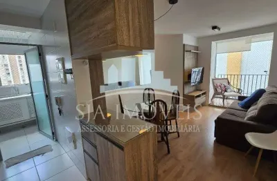 Apartamento para Locacao no Condominio Mirada Tatuape | 61m2 | 3 Dormitorios | Andar Alto | Mobiliado