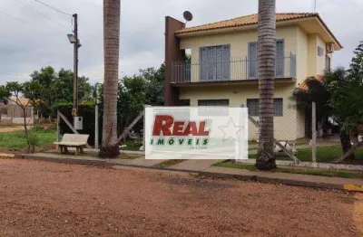 Rancho com 3 dormitórios, 218 m² - venda por r$ 585.000,00 ou aluguel por r$ 2.799,31/mês - zona rural - santo antônio do aracanguá/sp