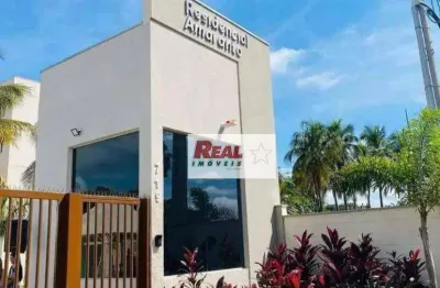 Apartamento com 2 dormitórios à venda, 47 m² por r$ 200.000 - parque industrial - araçatuba/sp