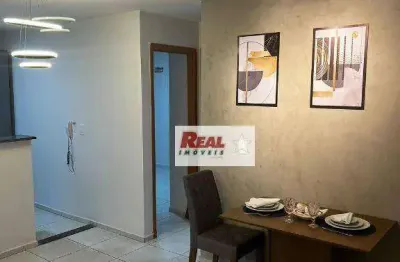 Apartamento com 2 dormitórios à venda, 46 m² por r$ 150.000,00 - santa luzia - araçatuba/sp