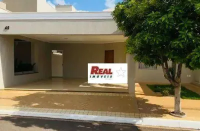 Casa com 3 dormitórios à venda, 185 m² por r$ 849.000 - condomínio serra dourada - araçatuba/sp