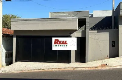 Casa nova com 2 dormitórios à venda, 107 m² por r$ 390.000 - jardim costa rica - birigüi/sp