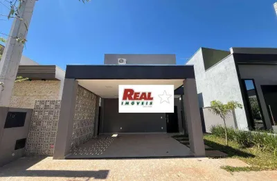 Casa com 3 suítes e ar condicionado para alugar, 150 m² por r$ 5.000/mês - condomínio vila madalena - araçatuba/sp