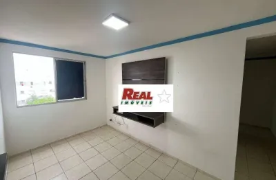 Apartamento com 2 dormitórios para alugar, 48 m² por r$ 1.125,00/mês - conjunto habitacional doutor antônio villela silva - araçatuba/sp