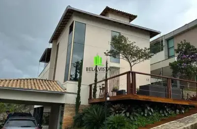 Casa em condomínio fechado com 5 quartos à venda na rua lindolfo da costa viana, 941, condomínio mediterrâneo, lagoa santa por r$ 1.490.000