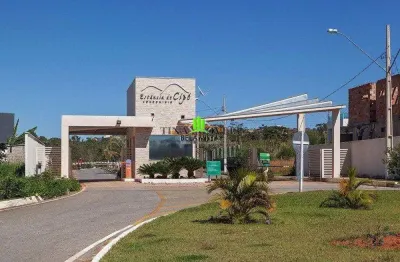 Terreno em condomínio fechado à venda na rodovia mg 10, 1, condomínio estância do cipó, jaboticatubas por r$ 120.000