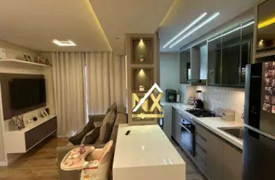 Apartamento com 2 dormitórios à venda, 56 m² por r$ 435.000 - murta - itajaí/sc