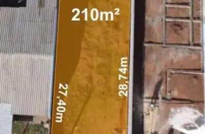 Terreno à venda, 210 m² por r$ 160.000,00 - boqueirão - guarapuava/pr