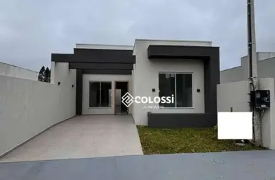 Casa com 2 dormitórios à venda, 74 m² por r$ 410.000,00 - boqueirão - guarapuava/pr