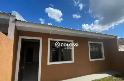 Casa com 2 dormitórios à venda, 53 m² por r$ 295.000,00 - vila bela - guarapuava/pr